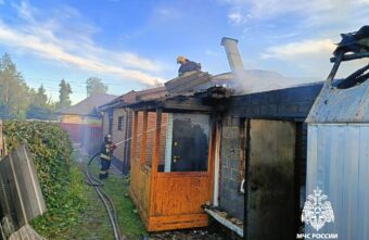 В Тверской области сгорел жилой дом