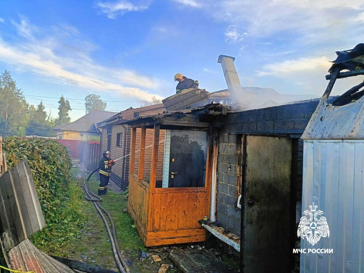 В Тверской области сгорел жилой дом