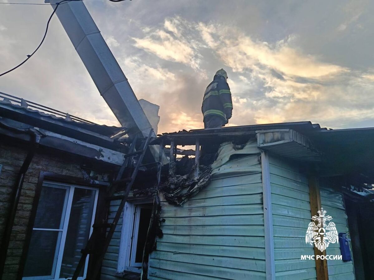 В Тверской области сгорел жилой дом