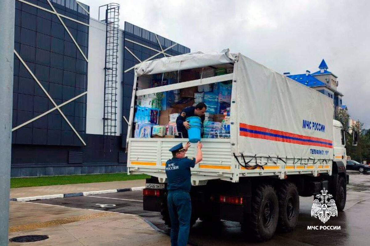 Тверская область отправила в Курск 20 тонн гуманитарного груза