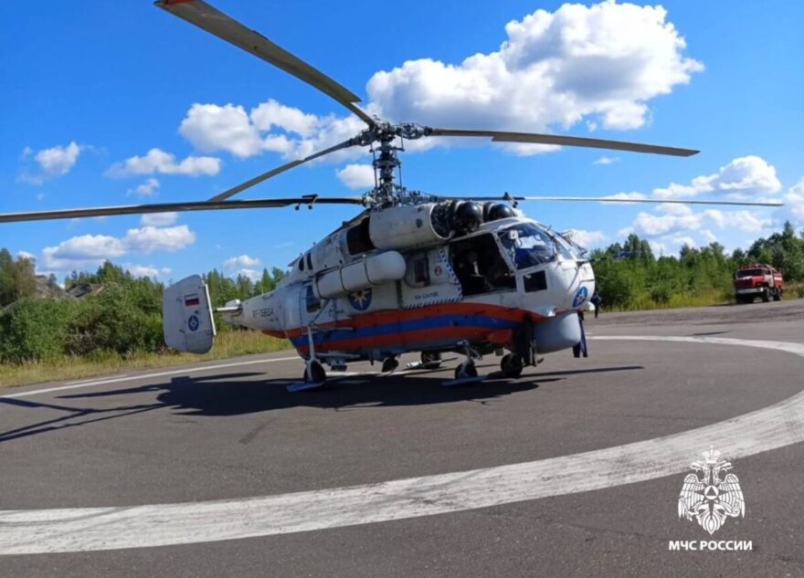 В Тверской области вертолет санавиации оперативно доставил пенсионера в областную больницу