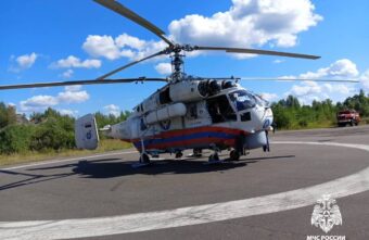 В Тверь эвакуировали 9-летнего мальчика на вертолете санавиации