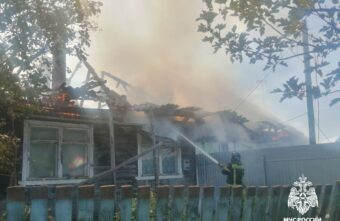 В Тверской области сгорел жилой дом