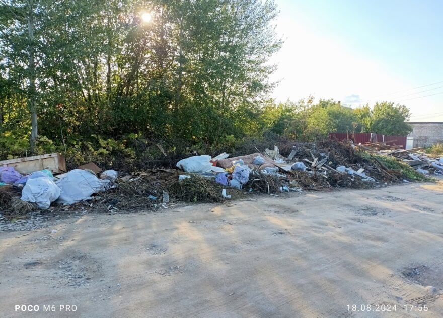 Жители Тверской области превратили район в свалку