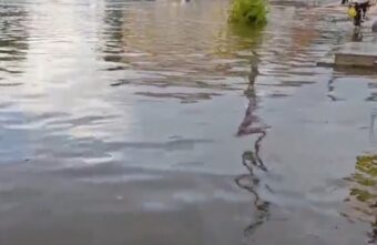 После ливня Торжок ушел под воду После ливня Торжок ушел под воду