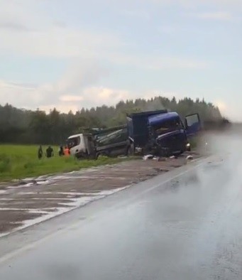 В Тверской области два грузовика улетели в кювет В Тверской области два грузовика улетели в кювет