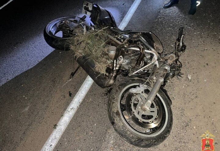 Под Тверью мотоциклист "вылетел" в кювет и получил травмы
