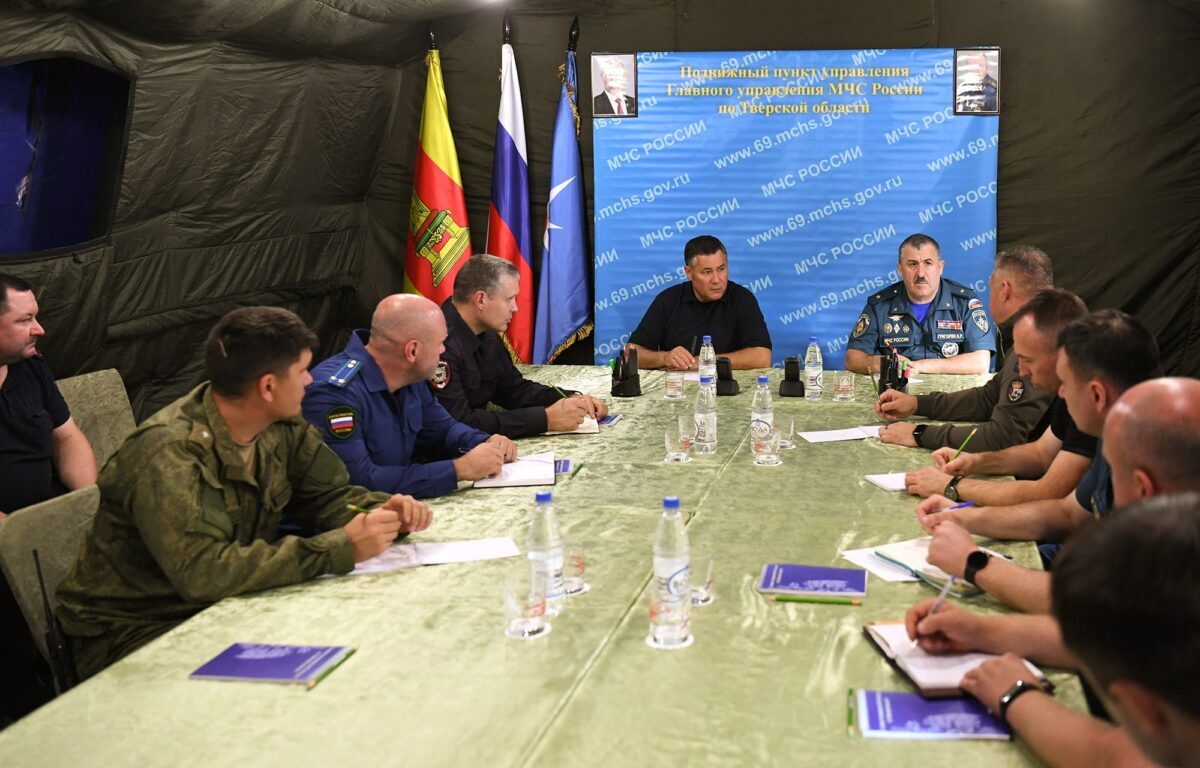 Игорь Руденя: вся коммунальная инфраструктура в Торопце функционирует, эвакуированные жители могут вернуться в город