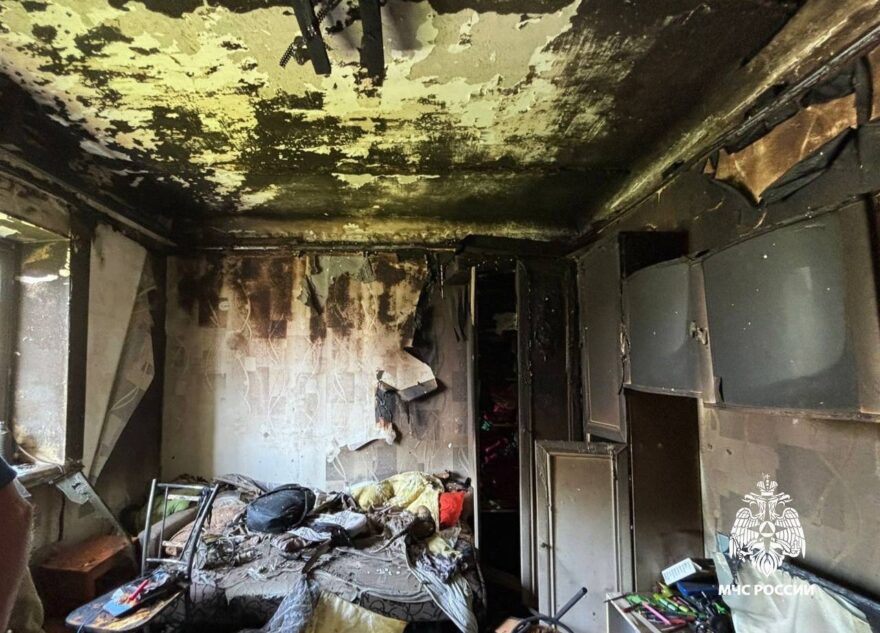 Зарядное устройство спалило квартиру в Тверской области