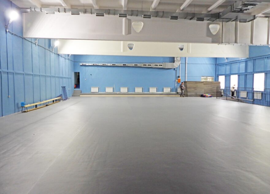 В Калязине капитально отремонтировали зал для спортивной борьбы