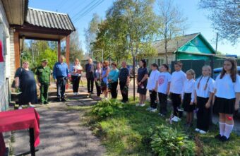 Митинг и открытие мемориальной доски состоялись в Торопецком округе