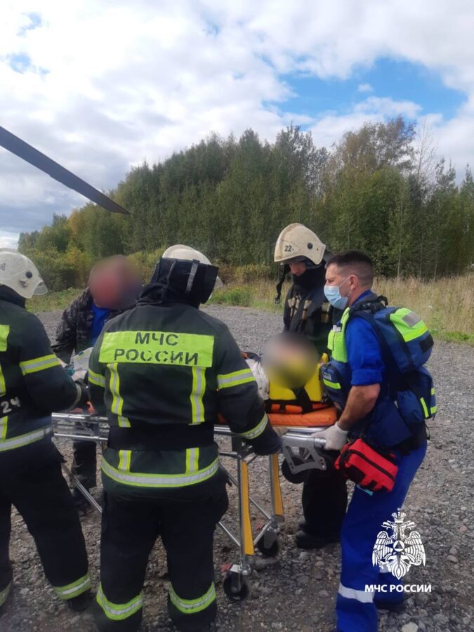 В Тверь на вертолете доставили пациента из Бежецка