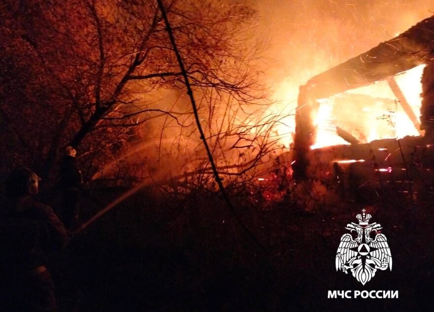 В Тверской области сгорел частный дом