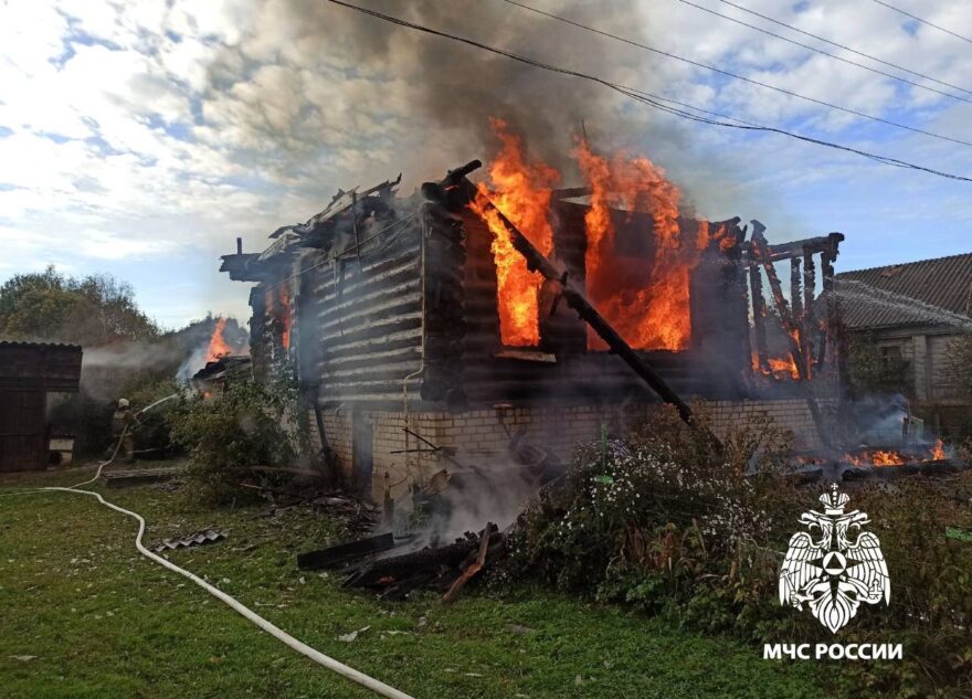 В Тверской области ликвидировали пожар в жилом доме