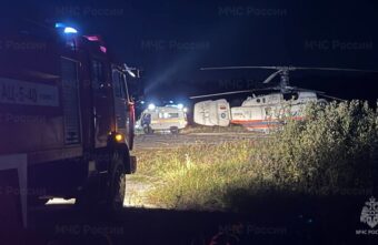 Вертолет санавиации срочно доставил пациента в Тверь Вертолет санавиации срочно доставил пациента в Тверь