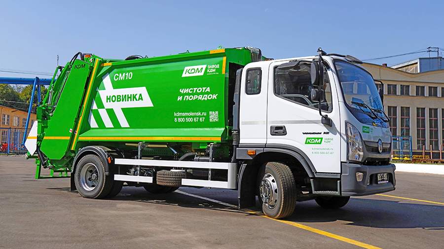 В российских мусоровозах появятся мультимедиа и спальное место