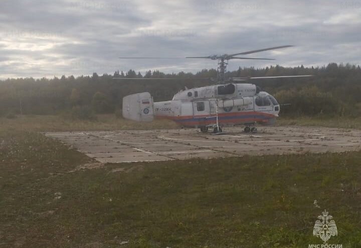 В Тверь вертолет санавиации доставил 11-летнего мальчика