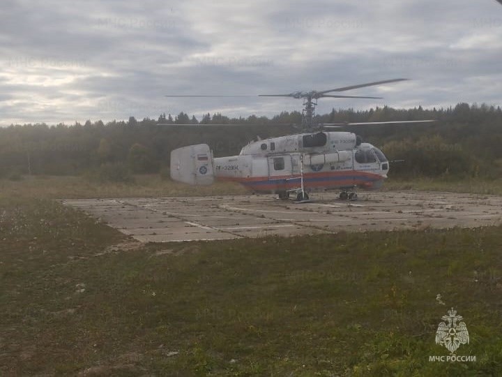 В Тверь вертолет санавиации доставил 11-летнего мальчика