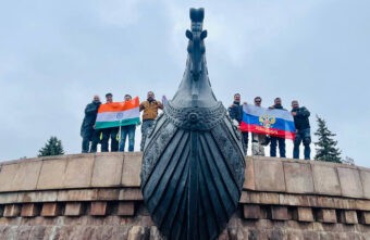 Тверь встретила участников VI российско-индийского мотопробега в честь Афанасия Никитина Тверь встретила участников VI российско-индийского мотопробега в честь Афанасия Никитина