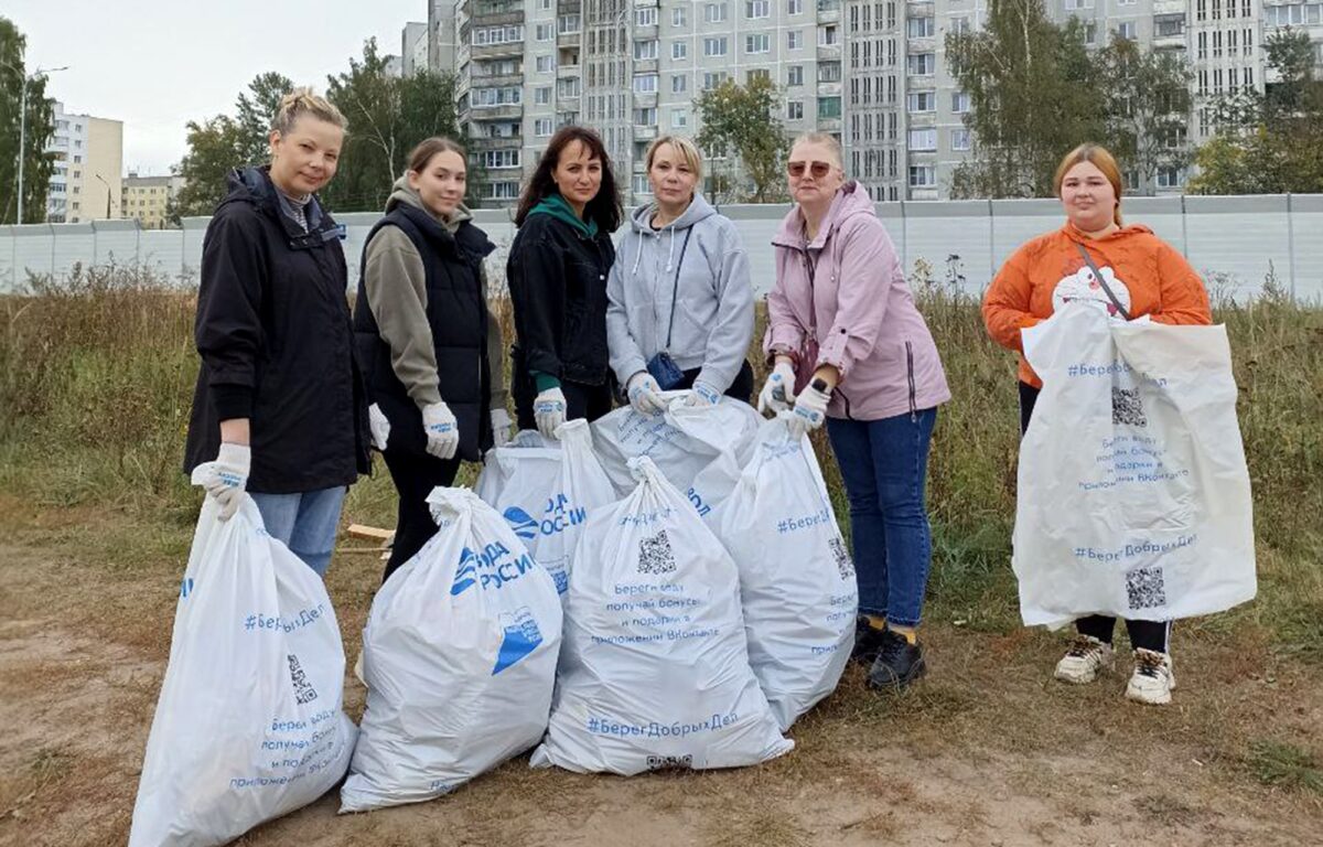 В Твери собрали больше 150 кубометров мусора