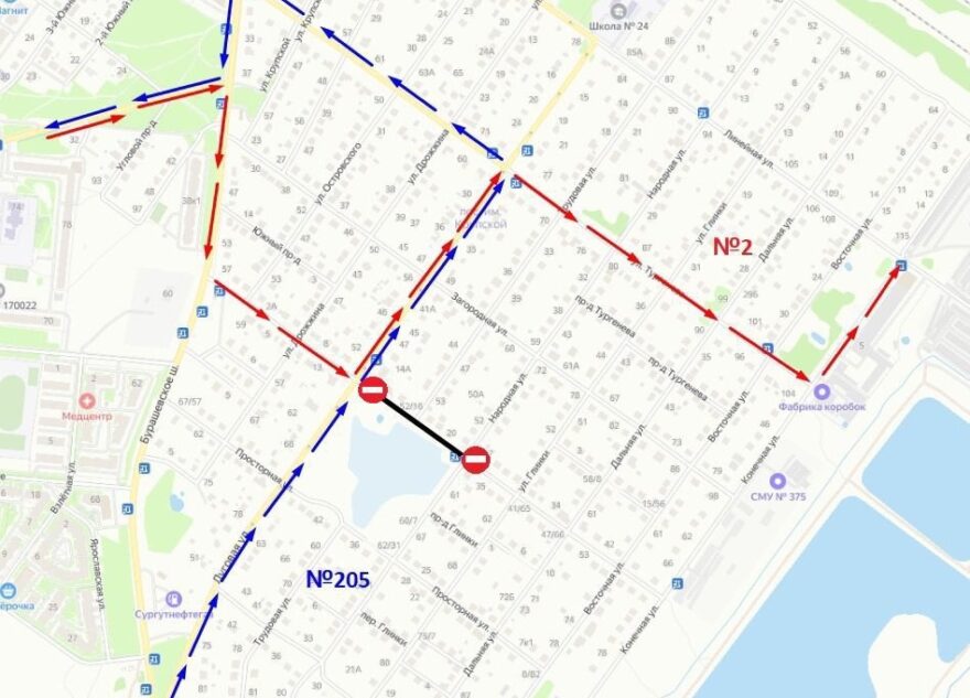 На двух улицах Твери ограничат движение автотранспорта