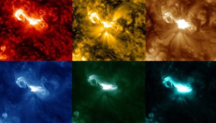 Ночью на Солнце произошла удивительная вспышка