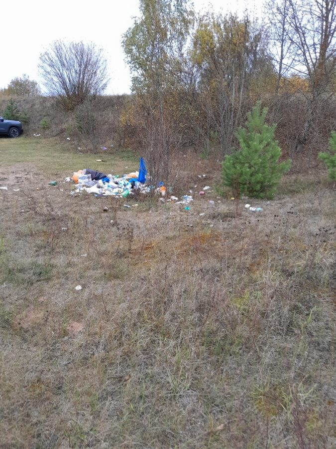 Отдыхающие оставили после себя огромную свалку в Тверской области