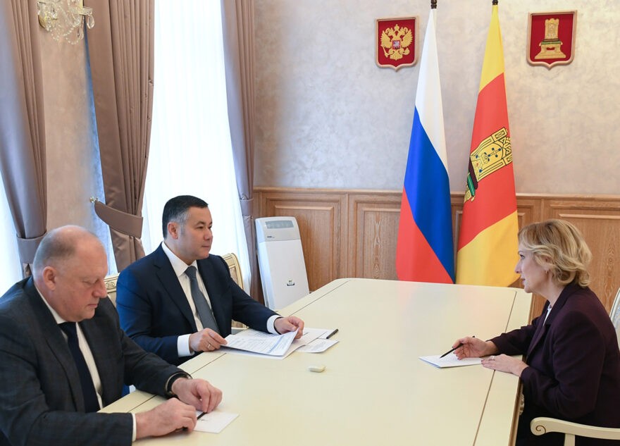 Игорь Руденя провёл встречу с заместителем Председателя Совета Федерации РФ Инной Святенко