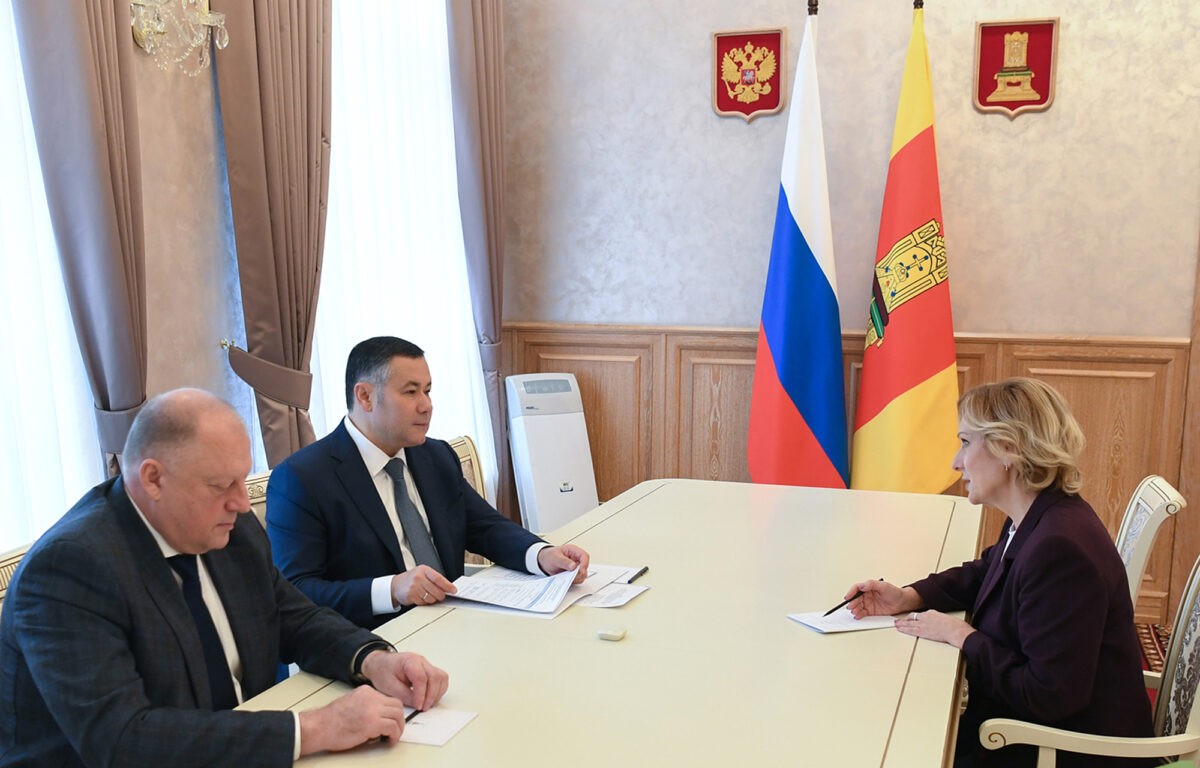 Игорь Руденя провёл встречу с заместителем Председателя Совета Федерации РФ Инной Святенко