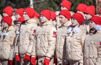 Юнармейский слет в Андреаполе объединил больше 70 ребят Верхневолжья