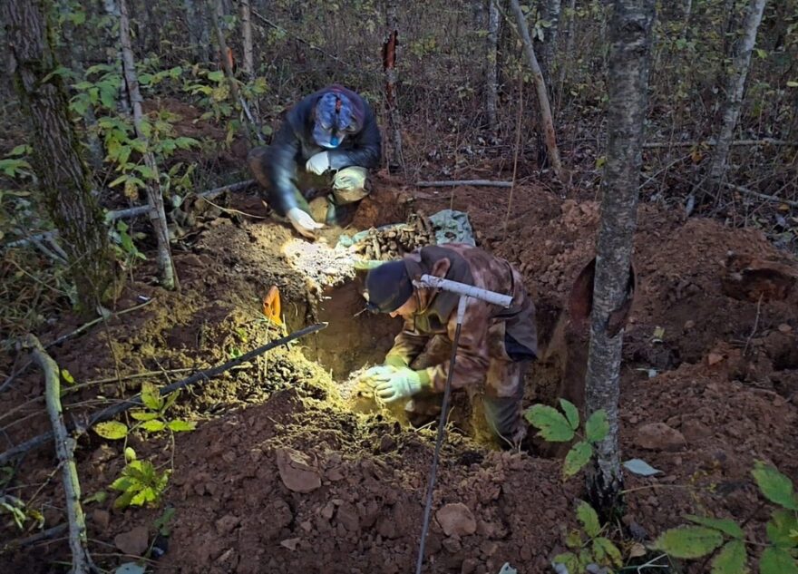В Тверской области нашли останки двух неизвестных бойцов РККА