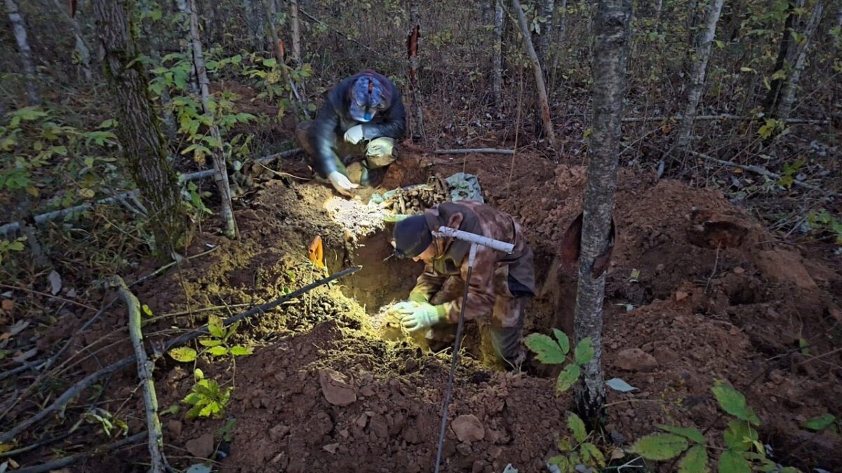 В Тверской области нашли останки двух неизвестных бойцов РККА