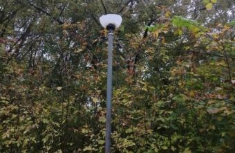 В Тверской области вандалы разбили фонари уличного освещения