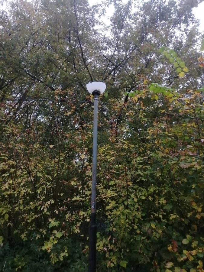 В Тверской области вандалы разбили фонари уличного освещения