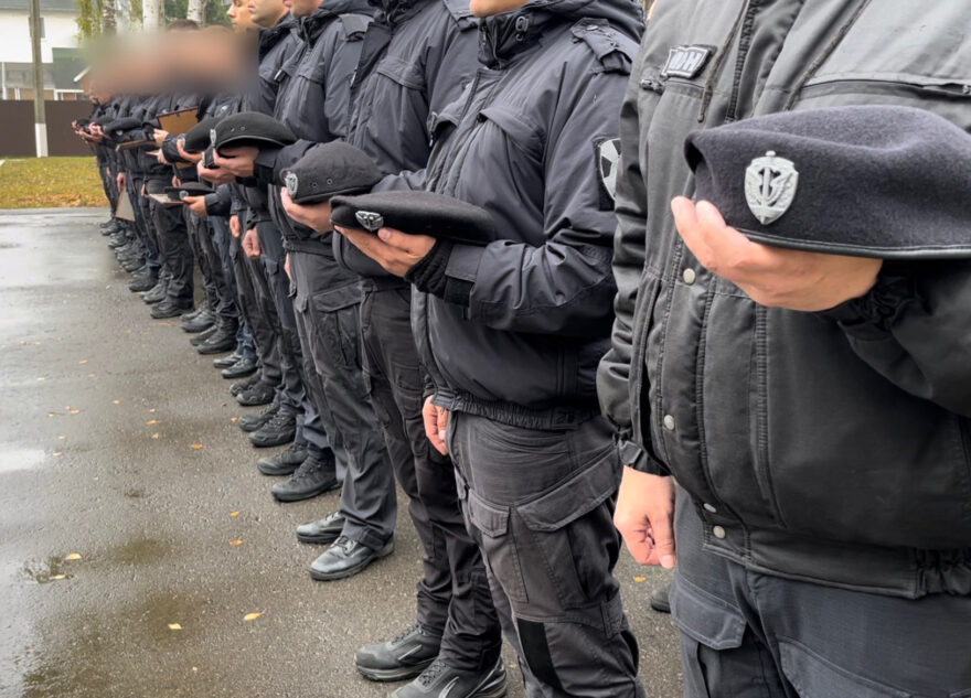 В Твери торжественно встретили сотрудников ОМОН «Барс»