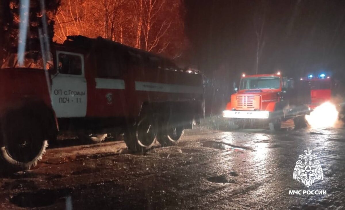 В Тверской области на пожаре найдено тело мужчины