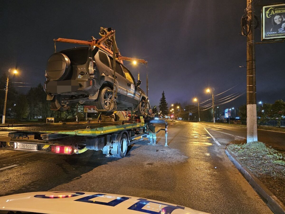 8 пьяных водителей поймали за выходные в Твери