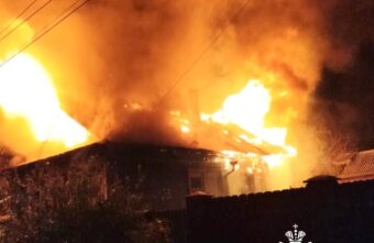 Ночью в Тверской области сгорел дом Ночью в Тверской области сгорел дом