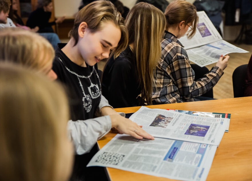 В гостях у журналистов РИА «Верхневолжье» побывали будущие «акулы пера и камеры»