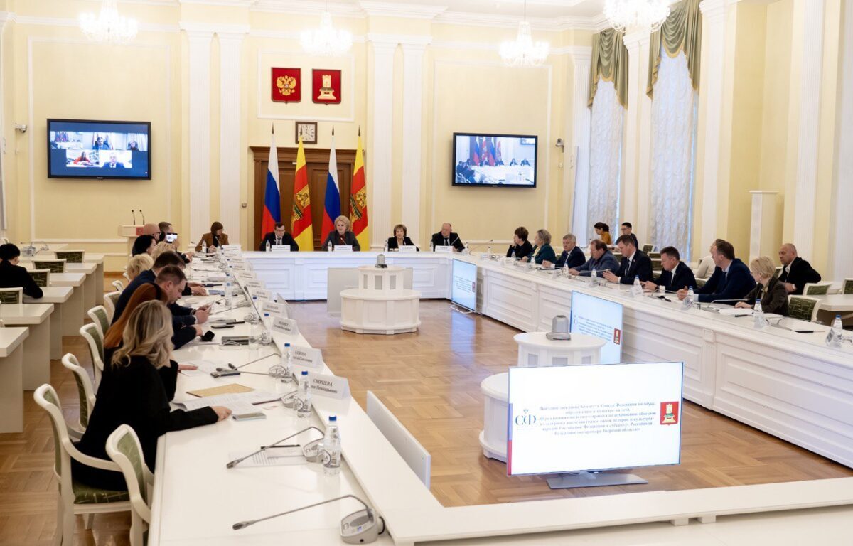 В Твери прошло выездное заседание Комитета Совета Федерации РФ по сохранению объектов культурного наследия России