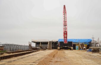 Губернатор Игорь Руденя проинспектировал строительство Западного моста в Твери Губернатор Игорь Руденя проинспектировал строительство Западного моста в Твери