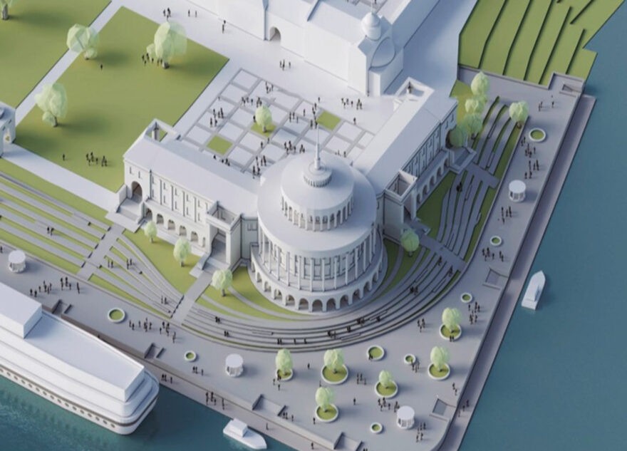 Новое здание, благоустройство территории, реконструкция пирса: в Твери создают культурно-исторический кластер «Речной»