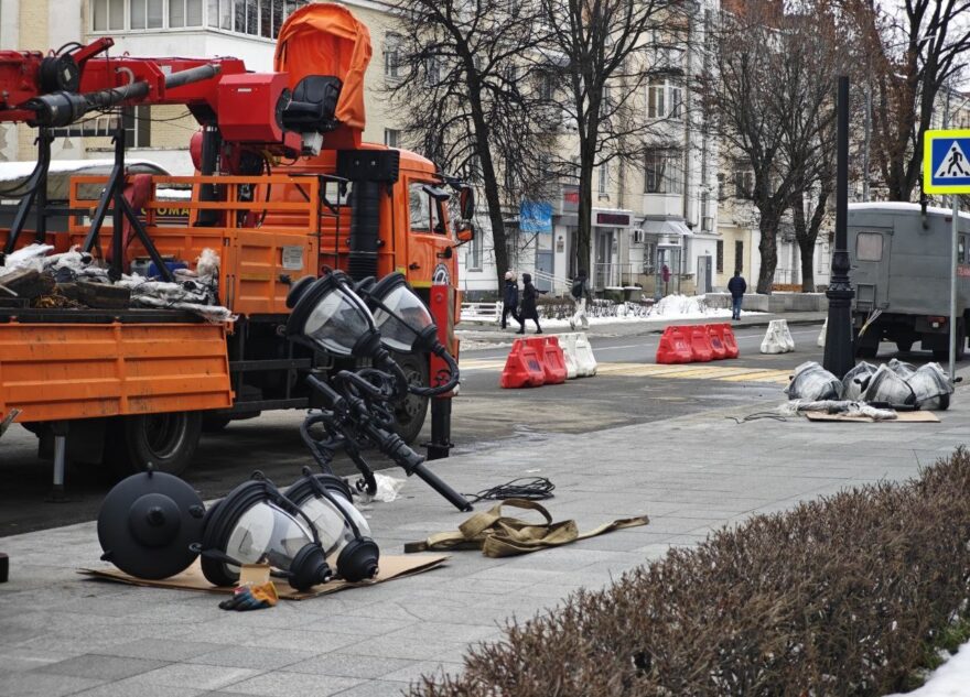 В столице Верхневолжья новые фонари будут освещать Михаила Тверского