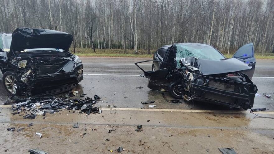 В аварии в Тверской области травмы получили три человека