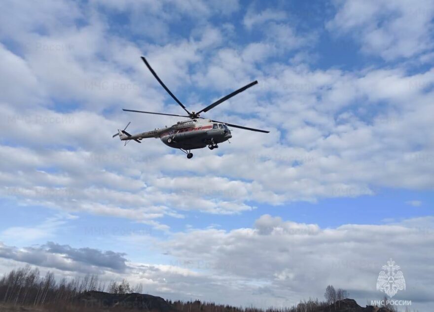 Вертолет санавиации доставил в Тверь ребенка из Ржева