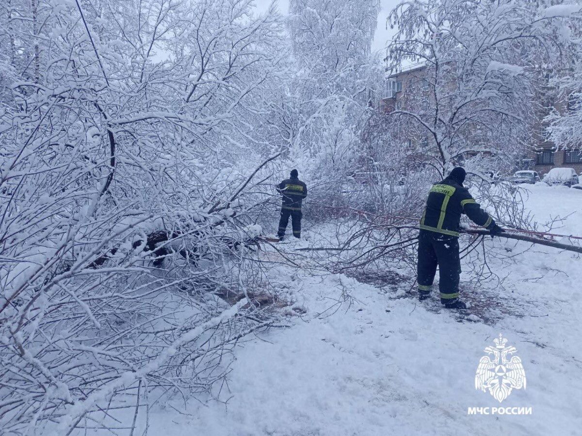 Сотрудники МЧС Тверской области продолжают ликвидировать последствия разбушевавшейся стихии