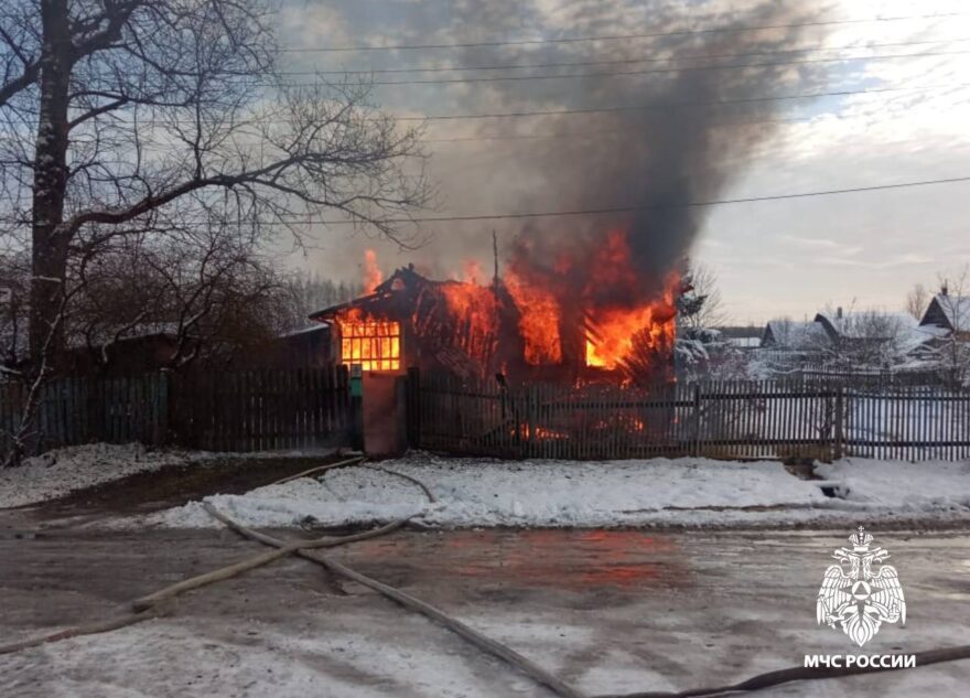 В Тверской области в пожаре погиб мужчина