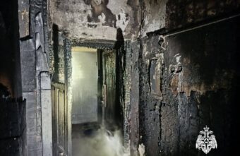 Утром в Тверской области сгорела квартира