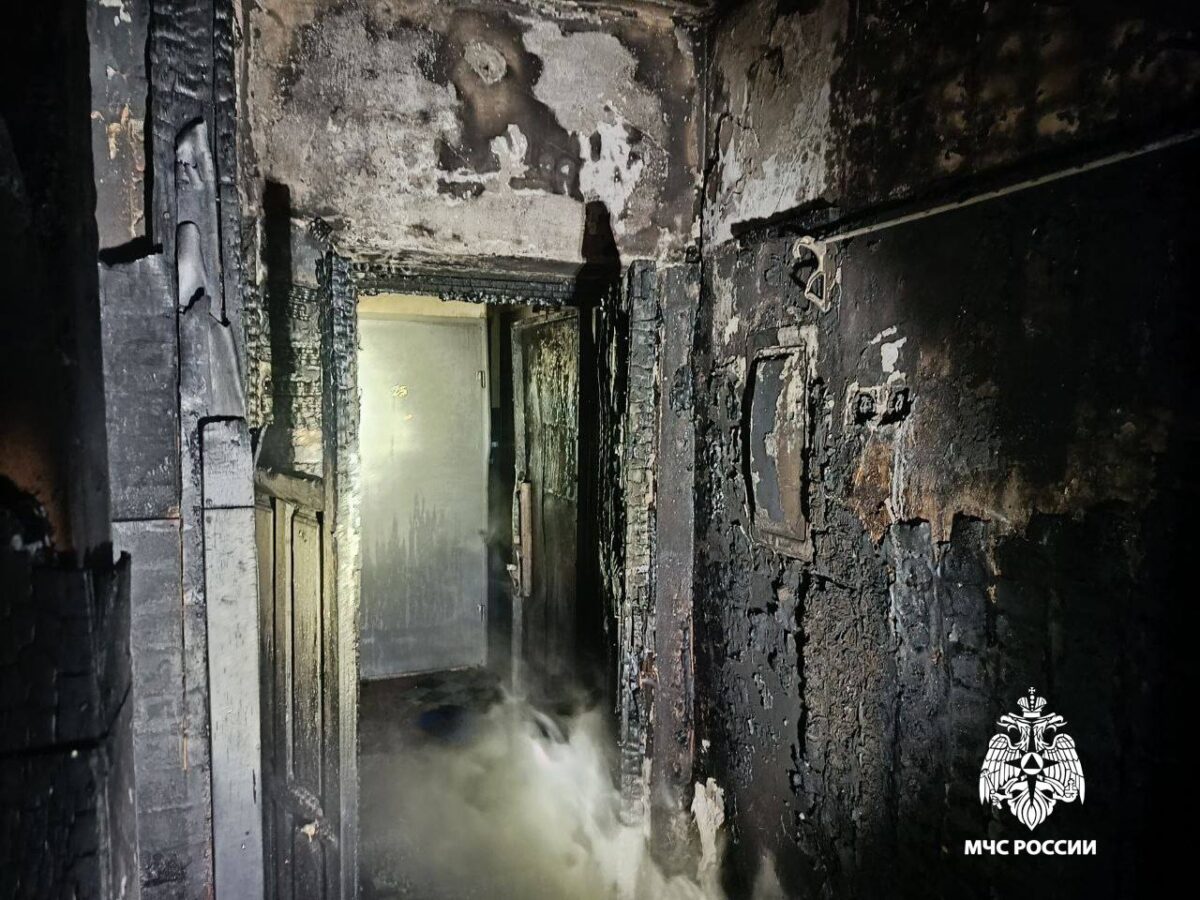 Утром в Тверской области сгорела квартира