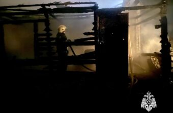 Ночью в Тверской области загорелся жилой дом